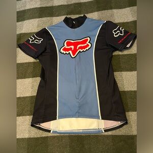 Fox Black and Blue Women's Cycling Jersey